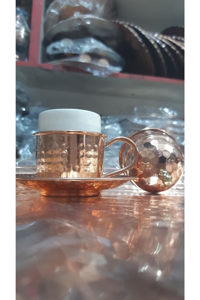 Bakır 2'li Fincan Takımı