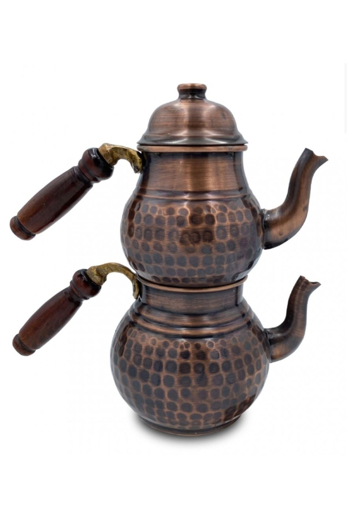 Eskitme Bakır Çaydanlık Küçük