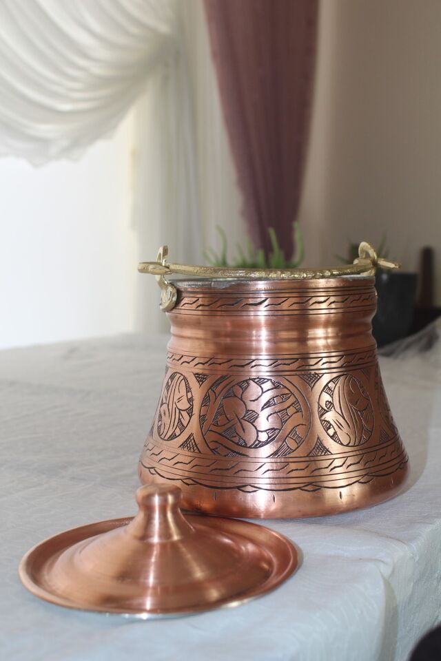Bakır Bakraç Oyma 5 Kğ''lik